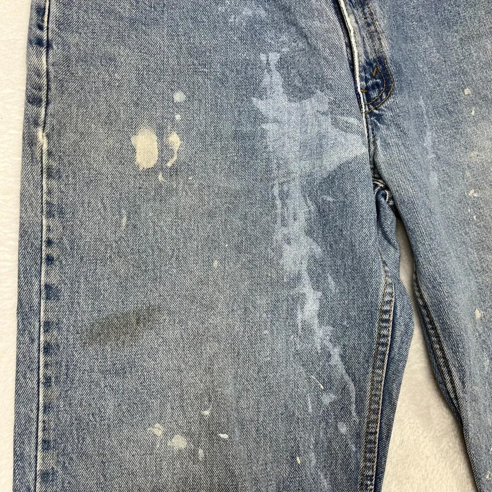 Vintage Levi's 550 Relaxed Fit Jeans Men's Blue Denim Straight Zip Fly - 34X33‎